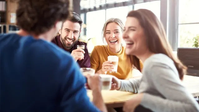 Kaffeegenuss mit Freunden