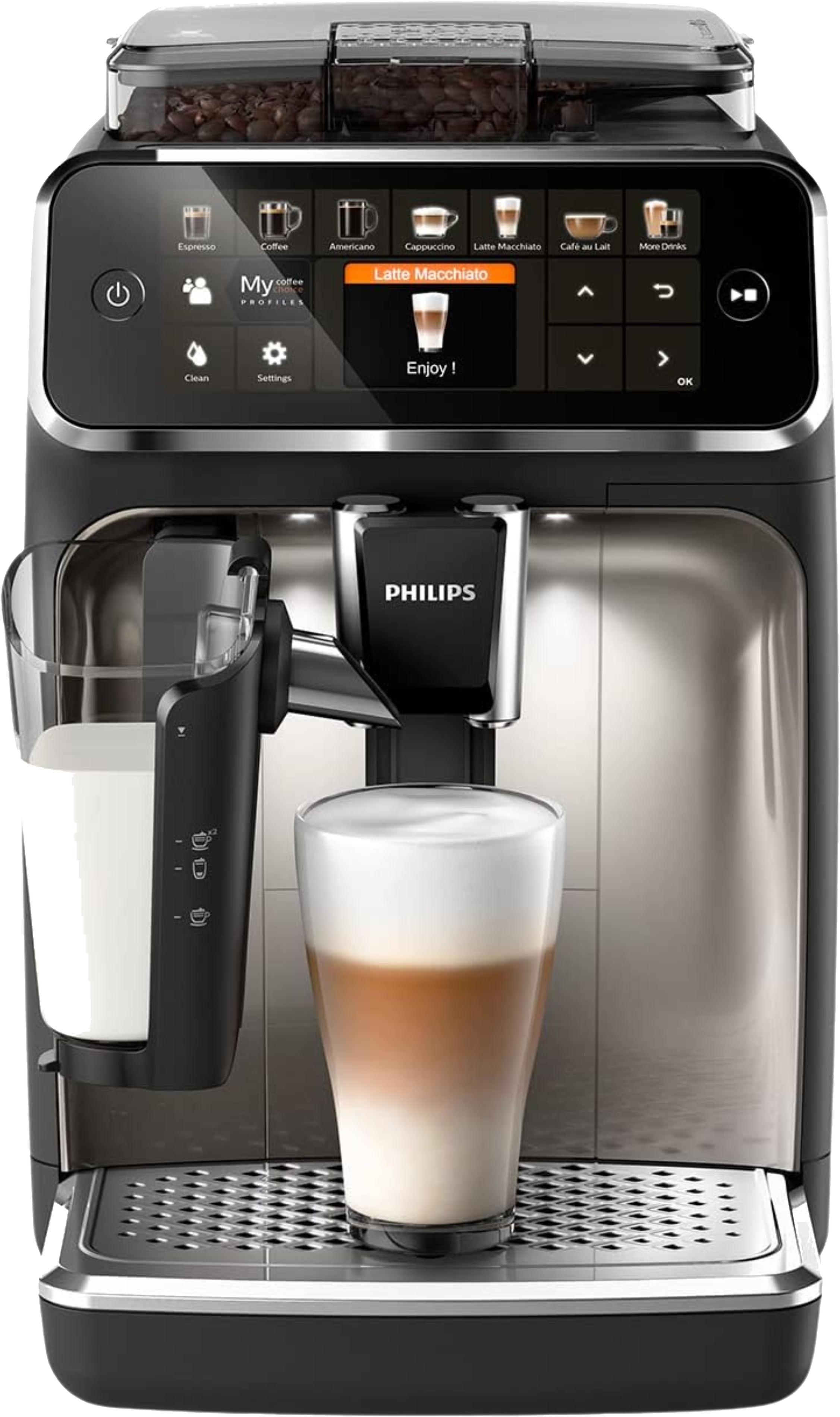 DriveDual 5400 Espresso Vollautomat mit Latte Macchiato