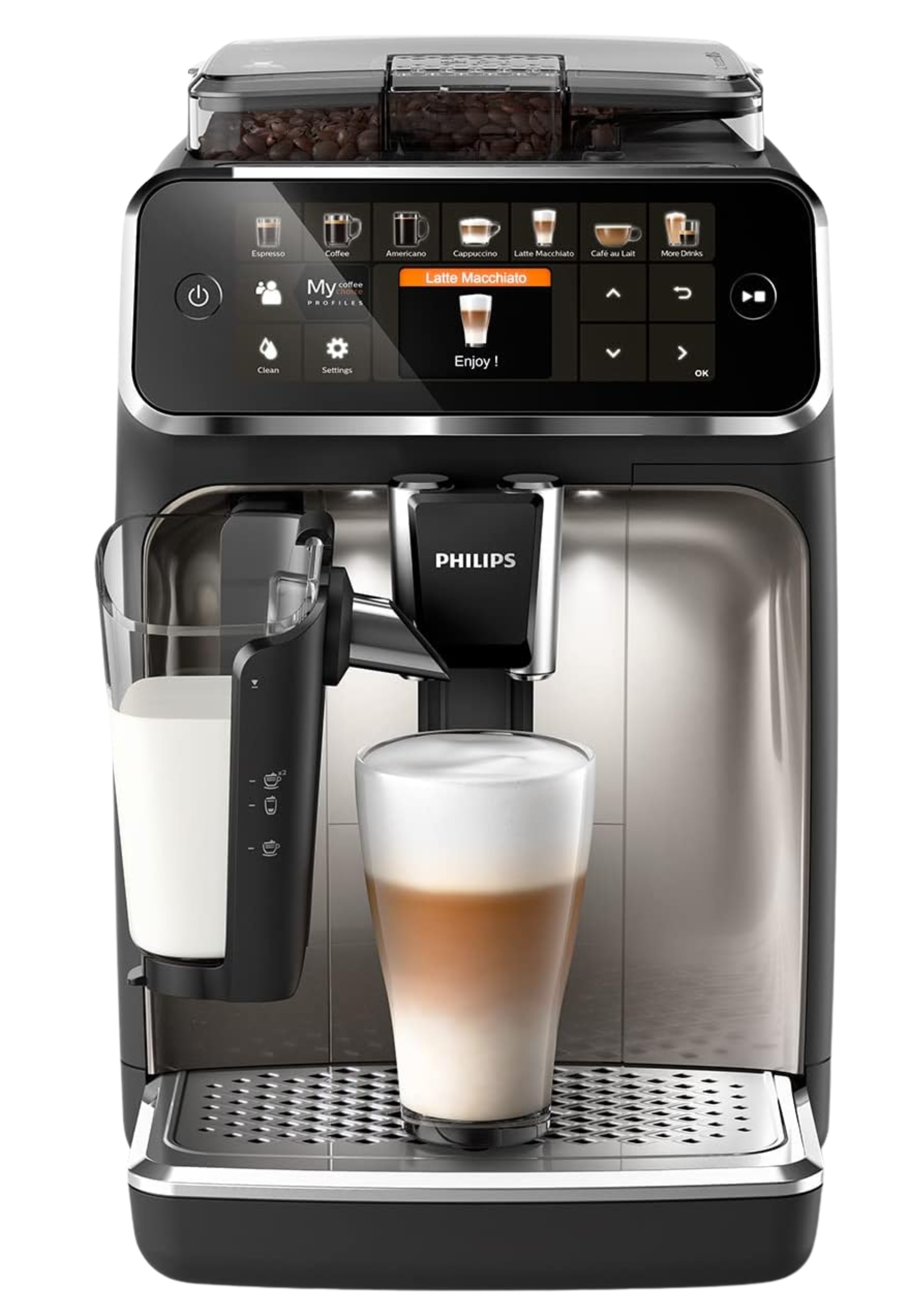 DriveDual 5400 Espresso Vollautomat Frontansicht